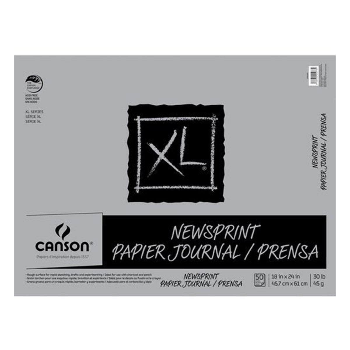 Canson XL Newsprint Paper Pads - 18 in x 24 in