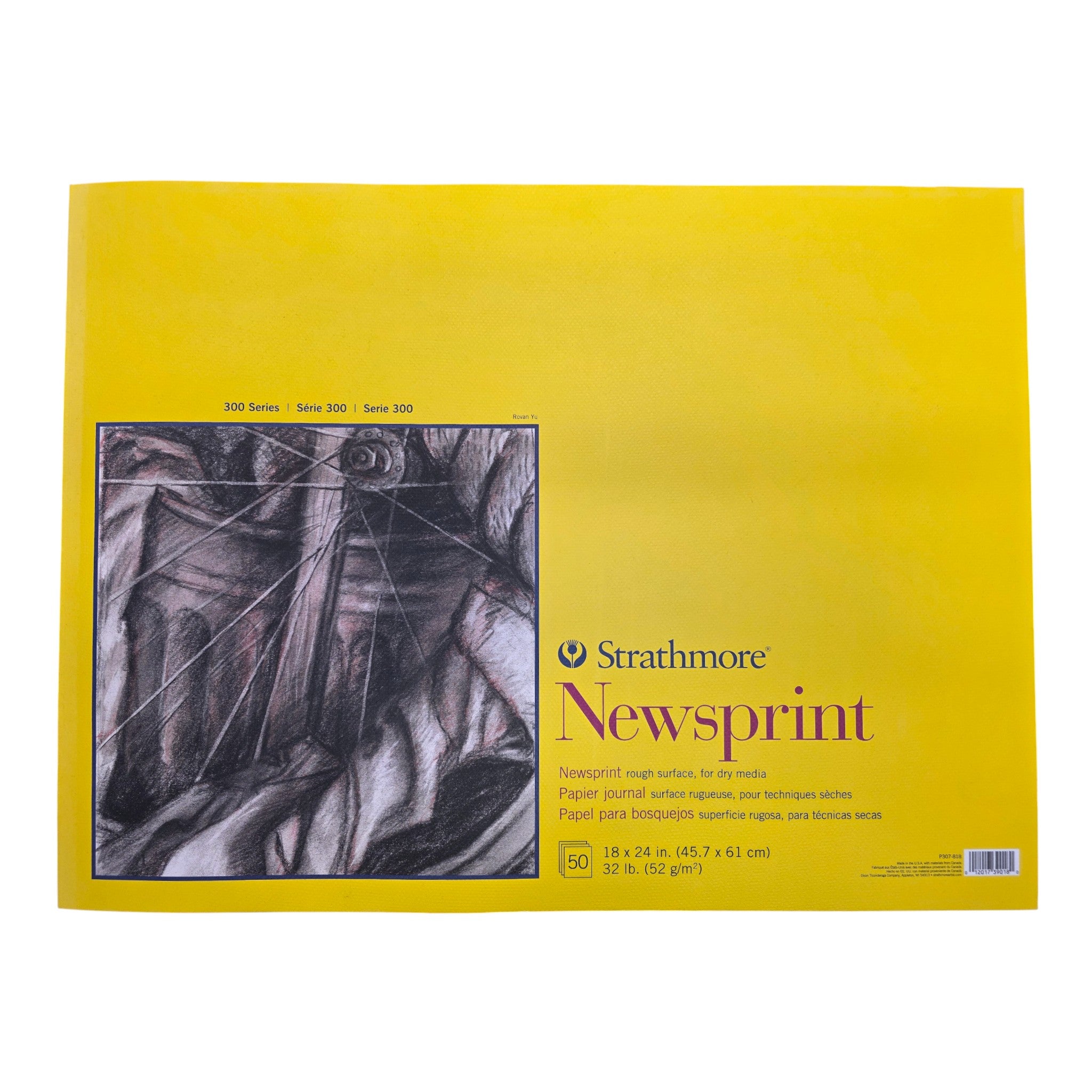 Strathmore 300 Newsprint 18X24 Pad