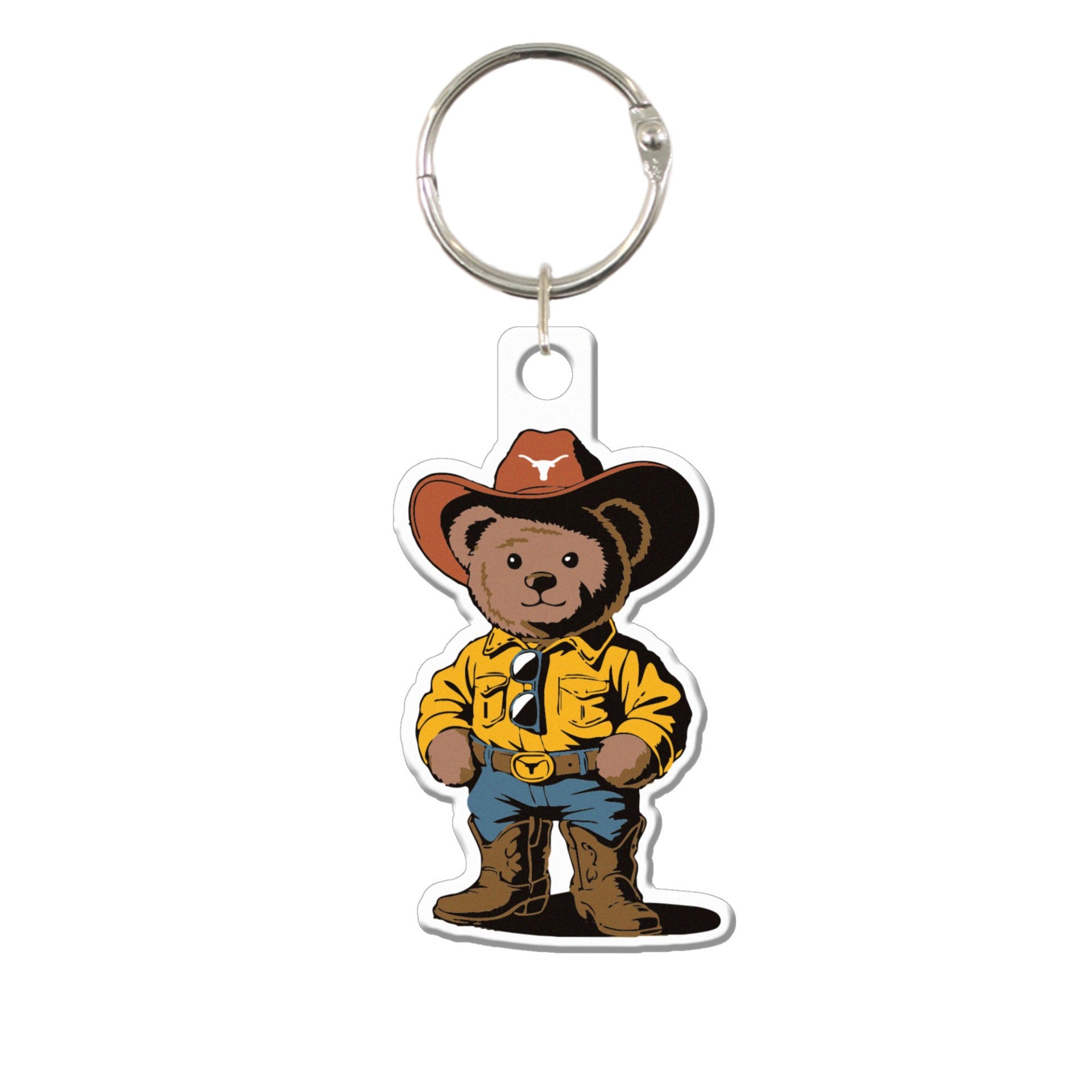 Texas Longhorns Quincy Bear Key Tag