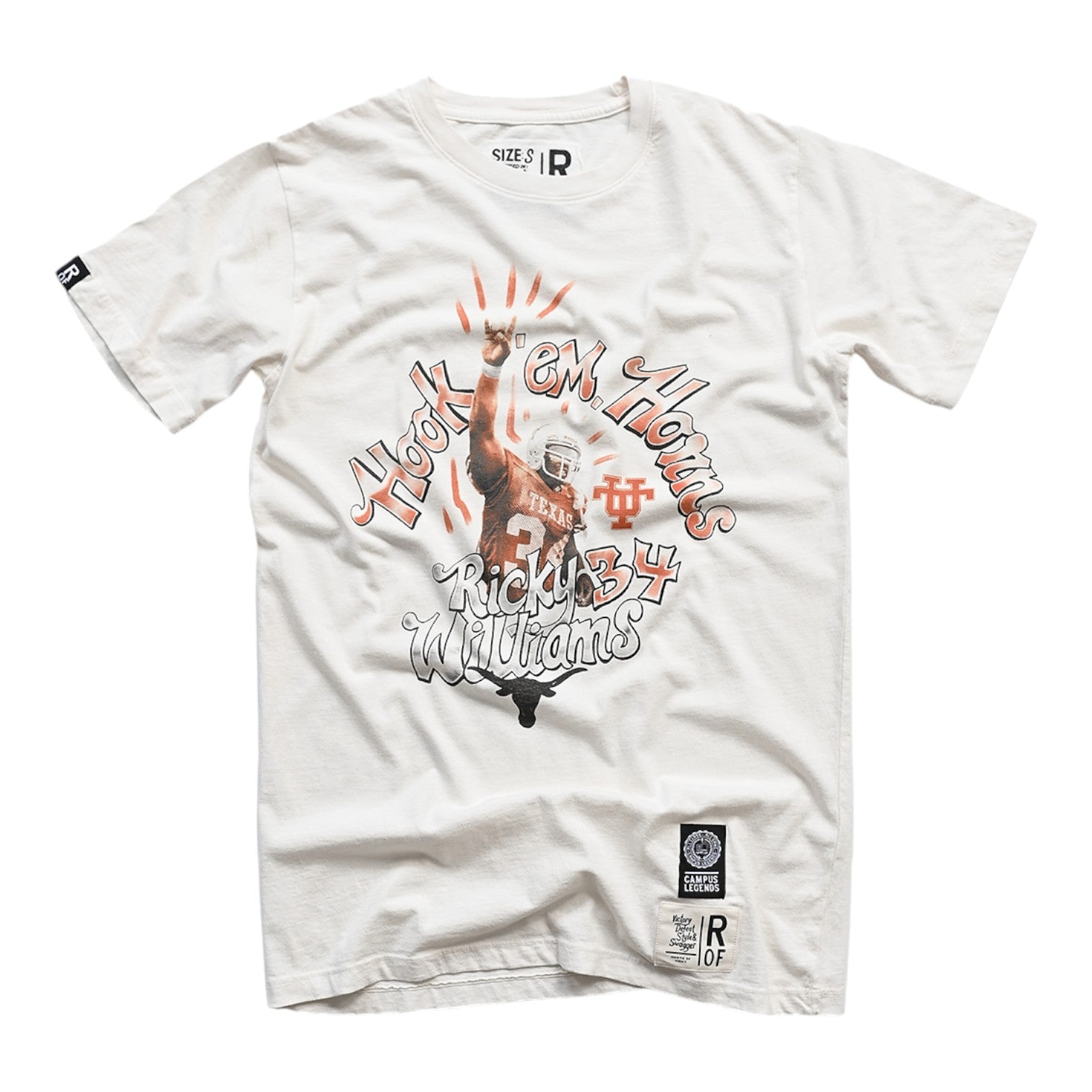Texas Longhorns Ricky Williams Horns Tee
