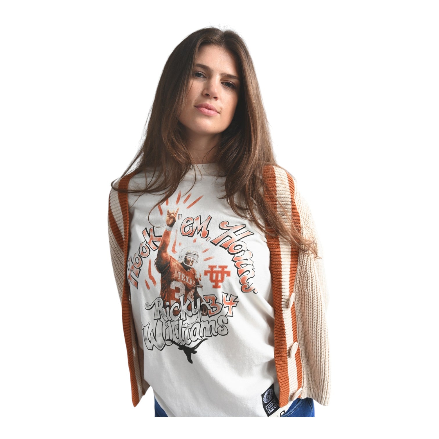 Texas Longhorns Ricky Williams Horns Tee