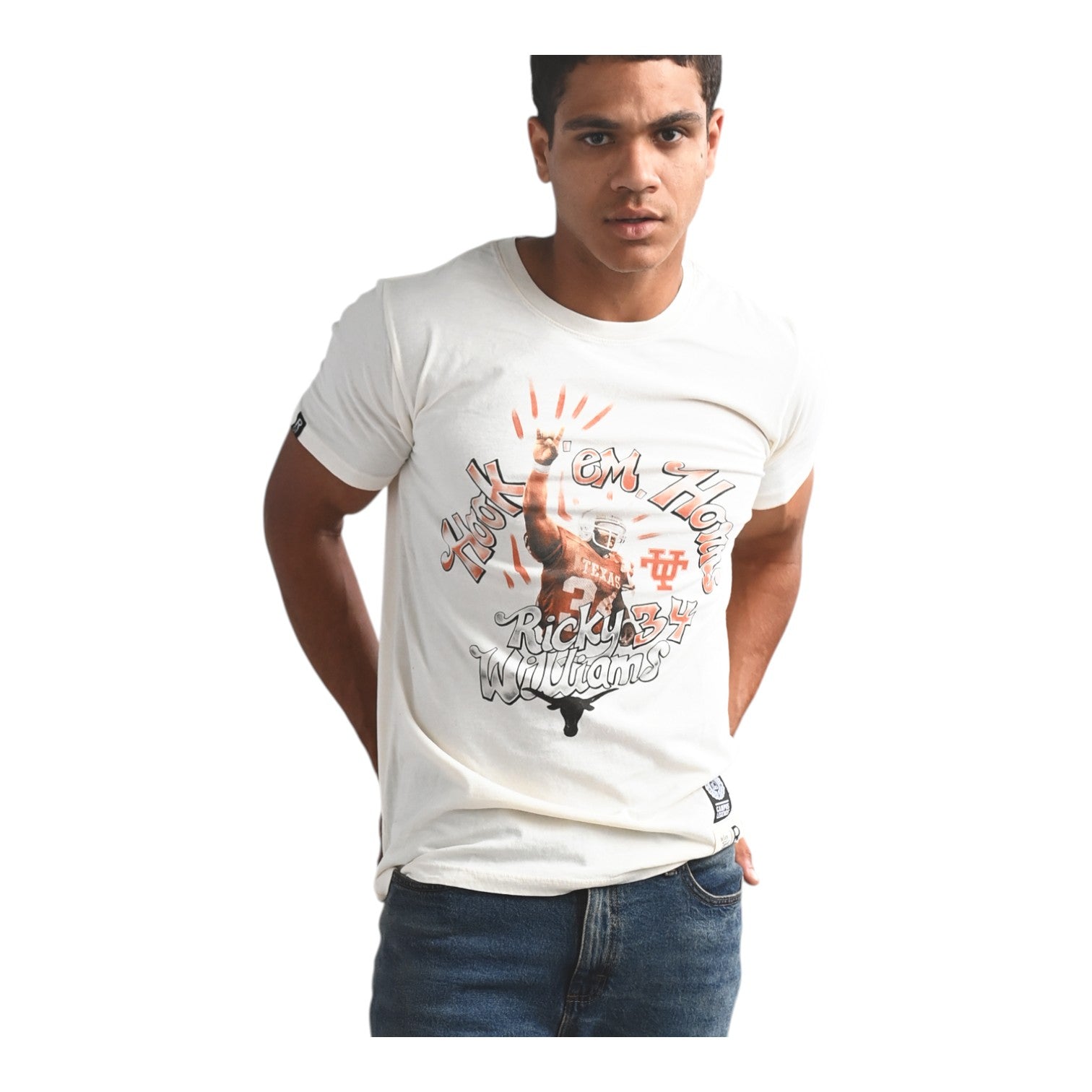 Texas Longhorns Ricky Williams Horns Tee | University Co-op