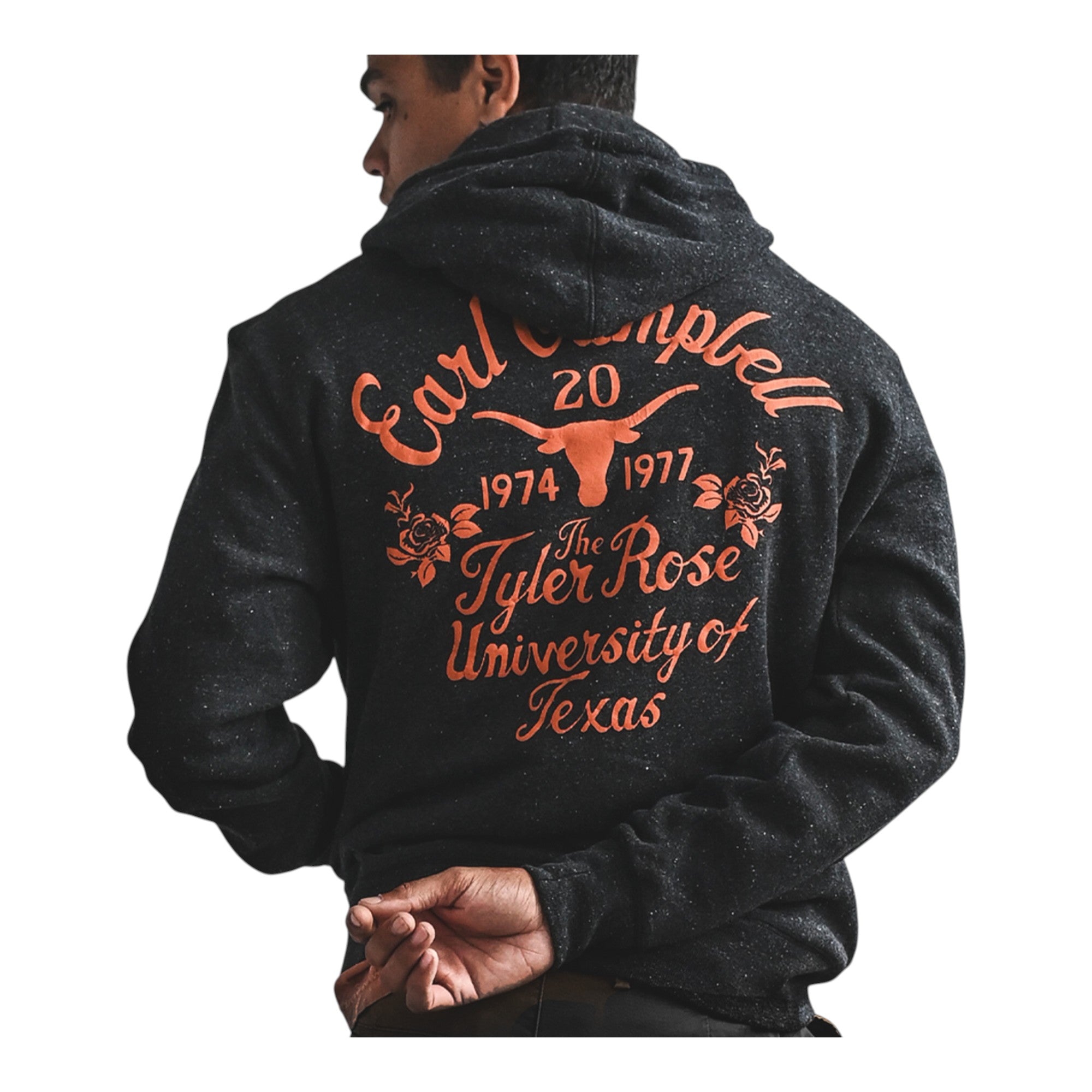 Texas Longhorns Earl Campbell Tyler Rose Fleece Hoodie