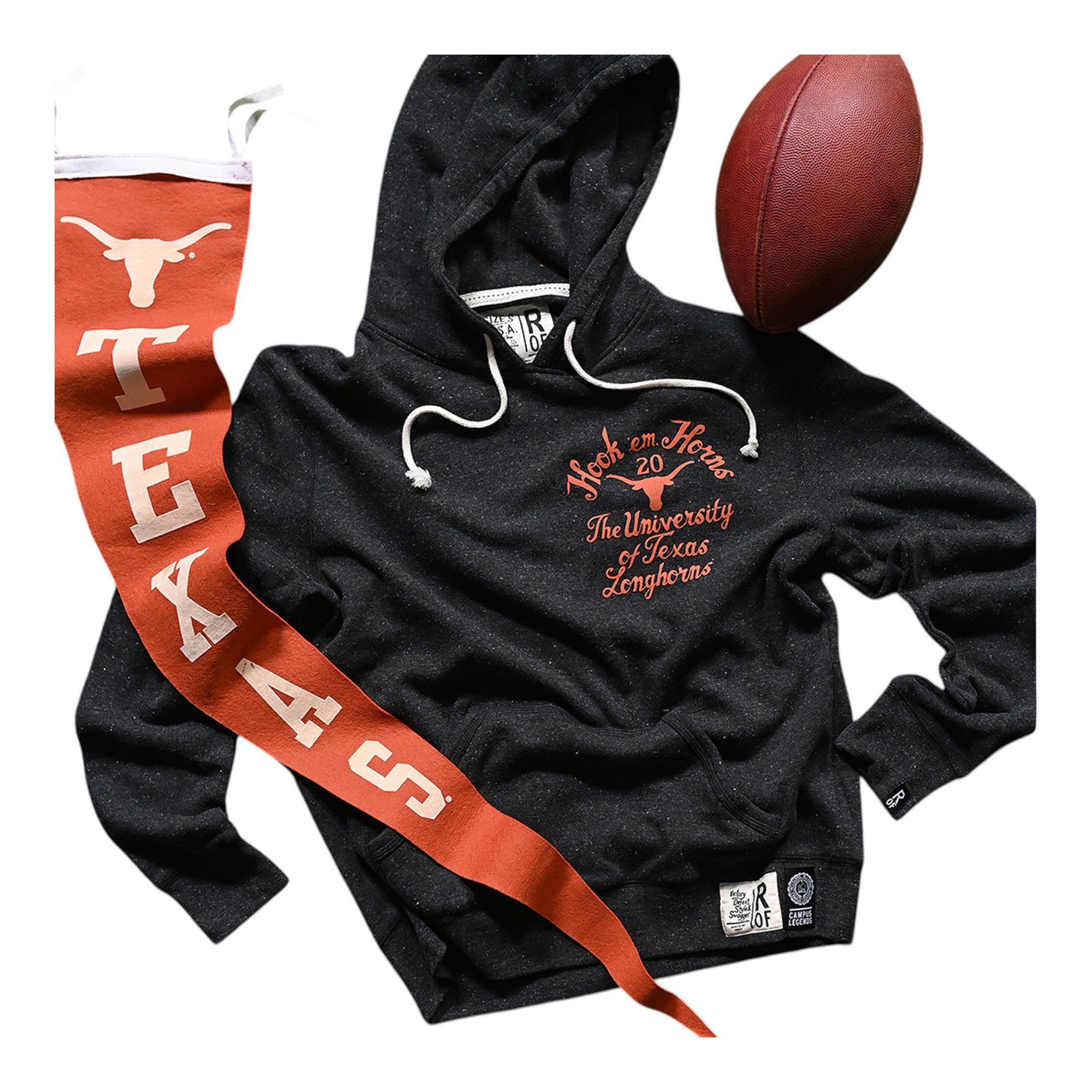 Texas Longhorns Earl Campbell Tyler Rose Fleece Hoodie