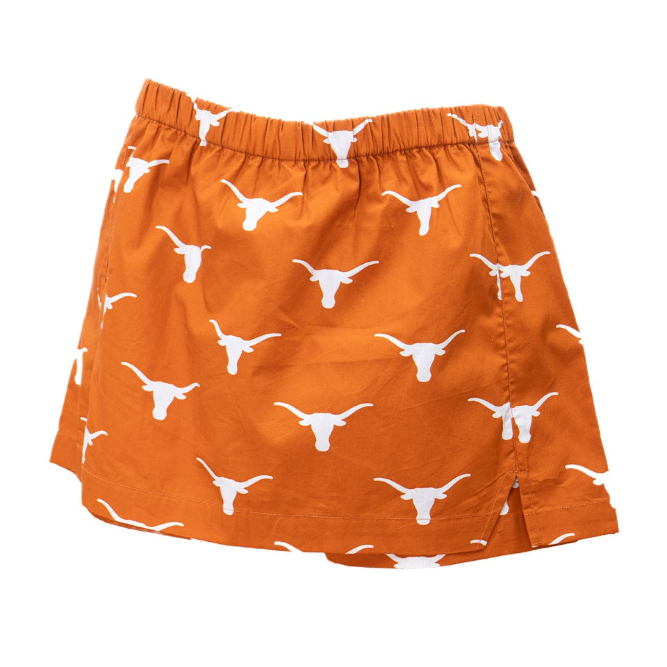 Stewart Simmons All-Over-Print Poplin Skort