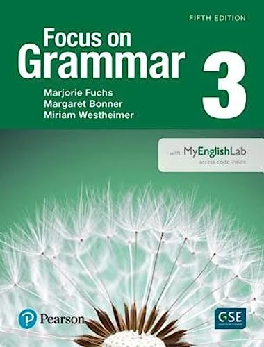 FOCUS ON GRAMMAR 3 STUDENT BOOK WITH MYENGLISHLAB