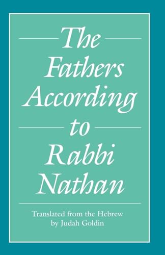FATHERS ACCORDING TO RABBI NATHAN 1ST ED