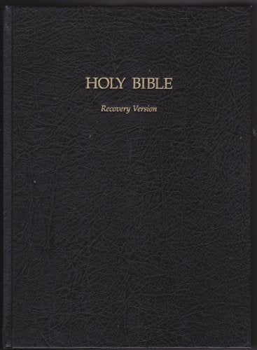 holy bible recovery vers 01-007-90 (w footnote hb