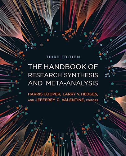 HANDBOOK OF RESEARCH SYNTHESIS AND META-ANALYSIS