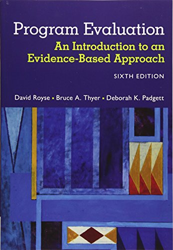 program evaluation: an introduction to an evidence-based app
