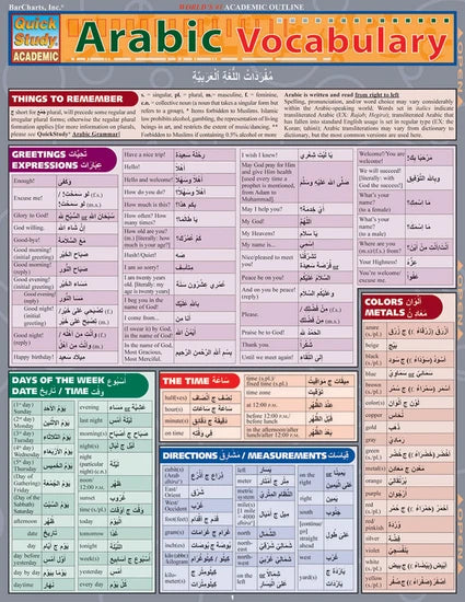 ARABIC VOCABULARY