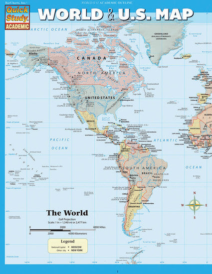 WORLD & US MAP