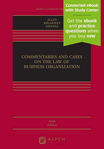 commentaries and cases on the law of business organization