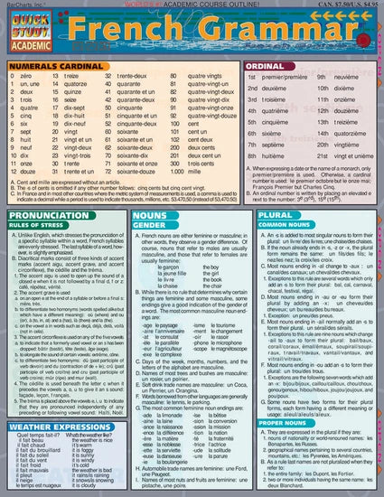 FRENCH GRAMMAR