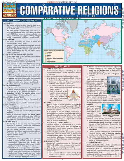COMPARATIVE RELIGIONS