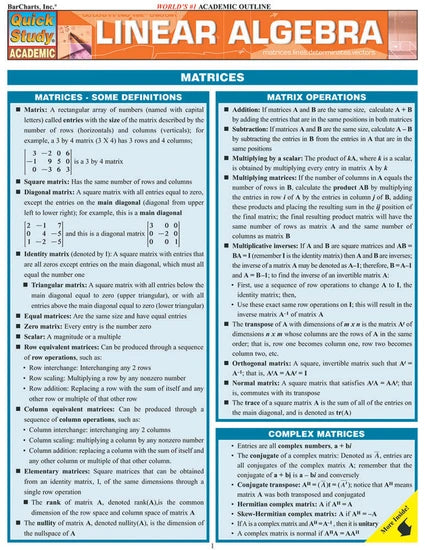 LINEAR ALGEBRA
