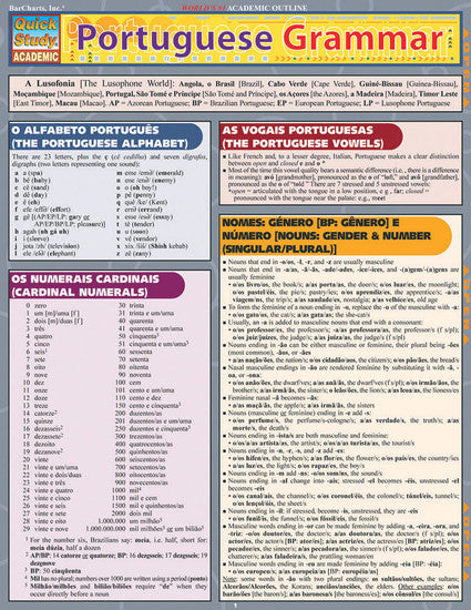 PORTUGUESE GRAMMAR