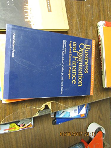 BUSINESS ORGANIZATION & FINANCE 11E