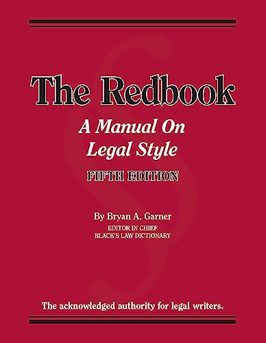 1L THE REDBOOK: MANUAL ON USAGE AND STYLE 5E