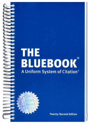 1L BLUEBOOK: UNIFORM SYSTEM OF CITATION 22E