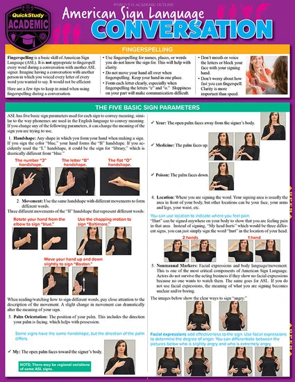 AMERICAN SIGN LANGUAGE CONVERSATION