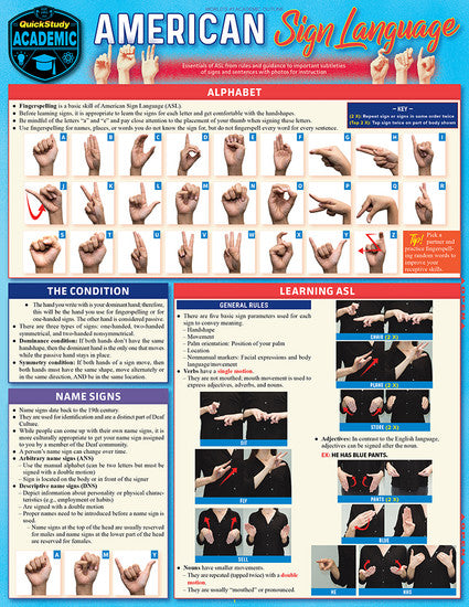 AMERICAN SIGN LANGUAGE REV 2018