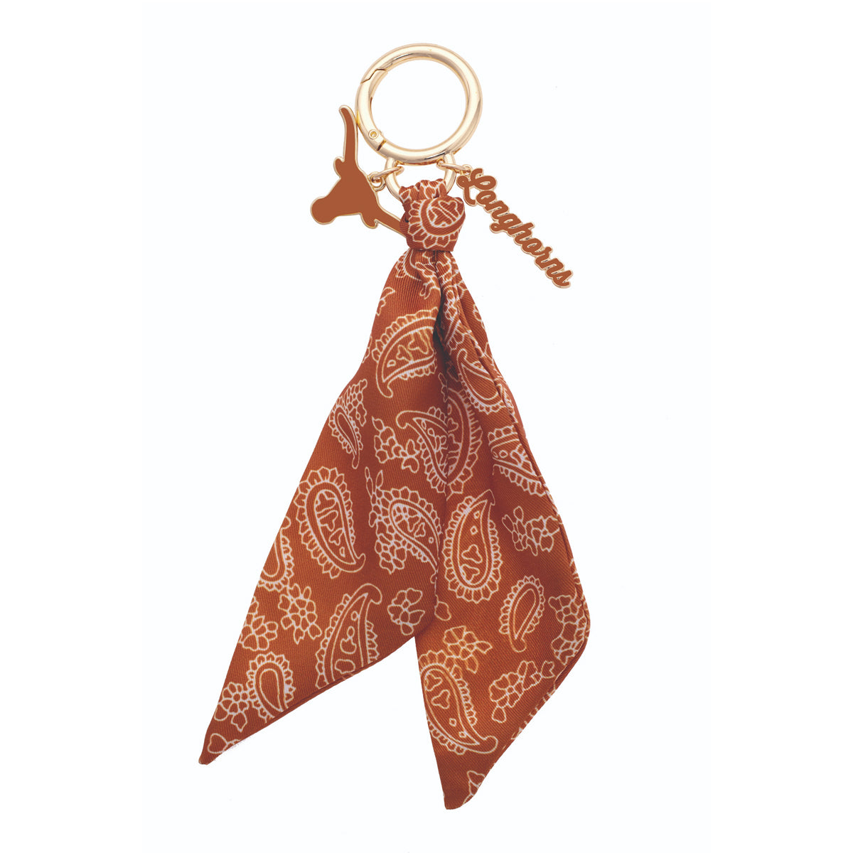Texas Longhorns Bandana Bag Charm