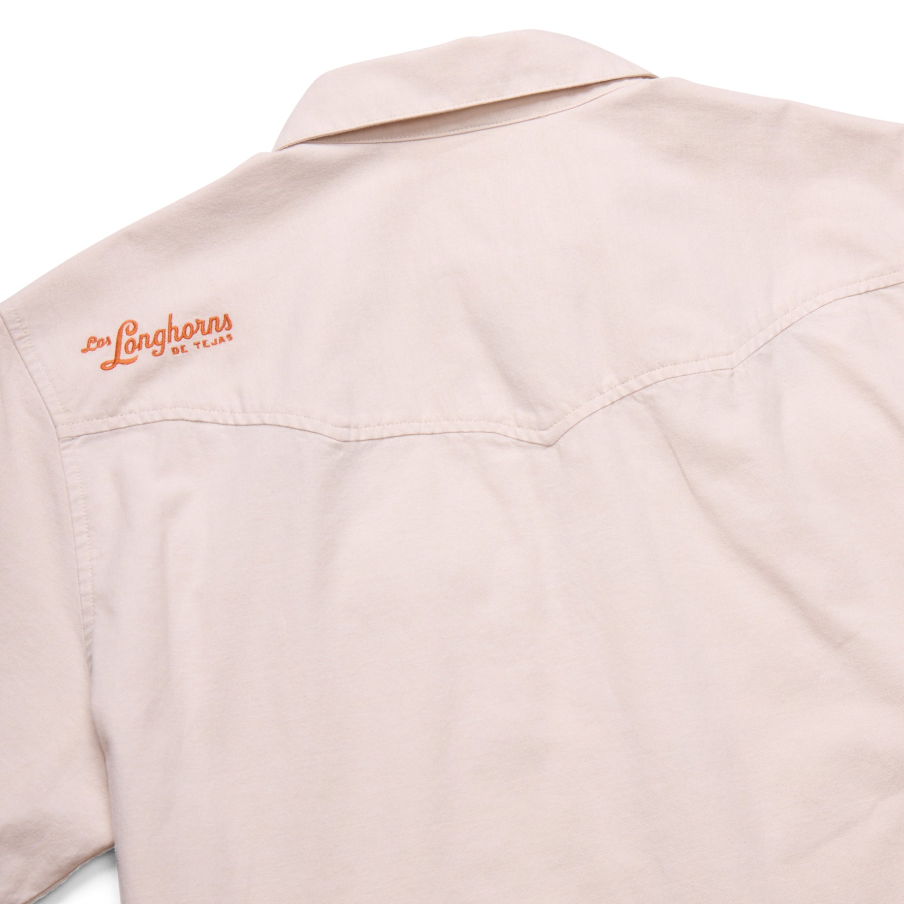 Howler Bros Los Longhorns De Tejas Bevos Crosscut Short Sleeve Snapshirt