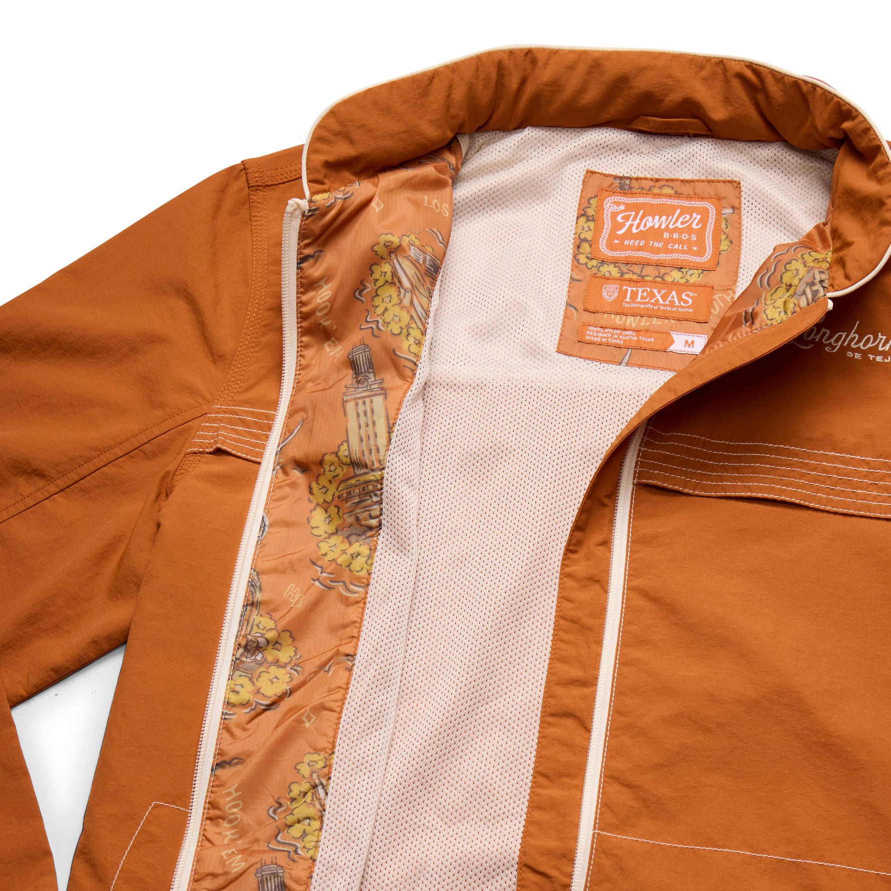 Howler Bros Los Longhorns De Tejas Del Mar Session Shell Jacket