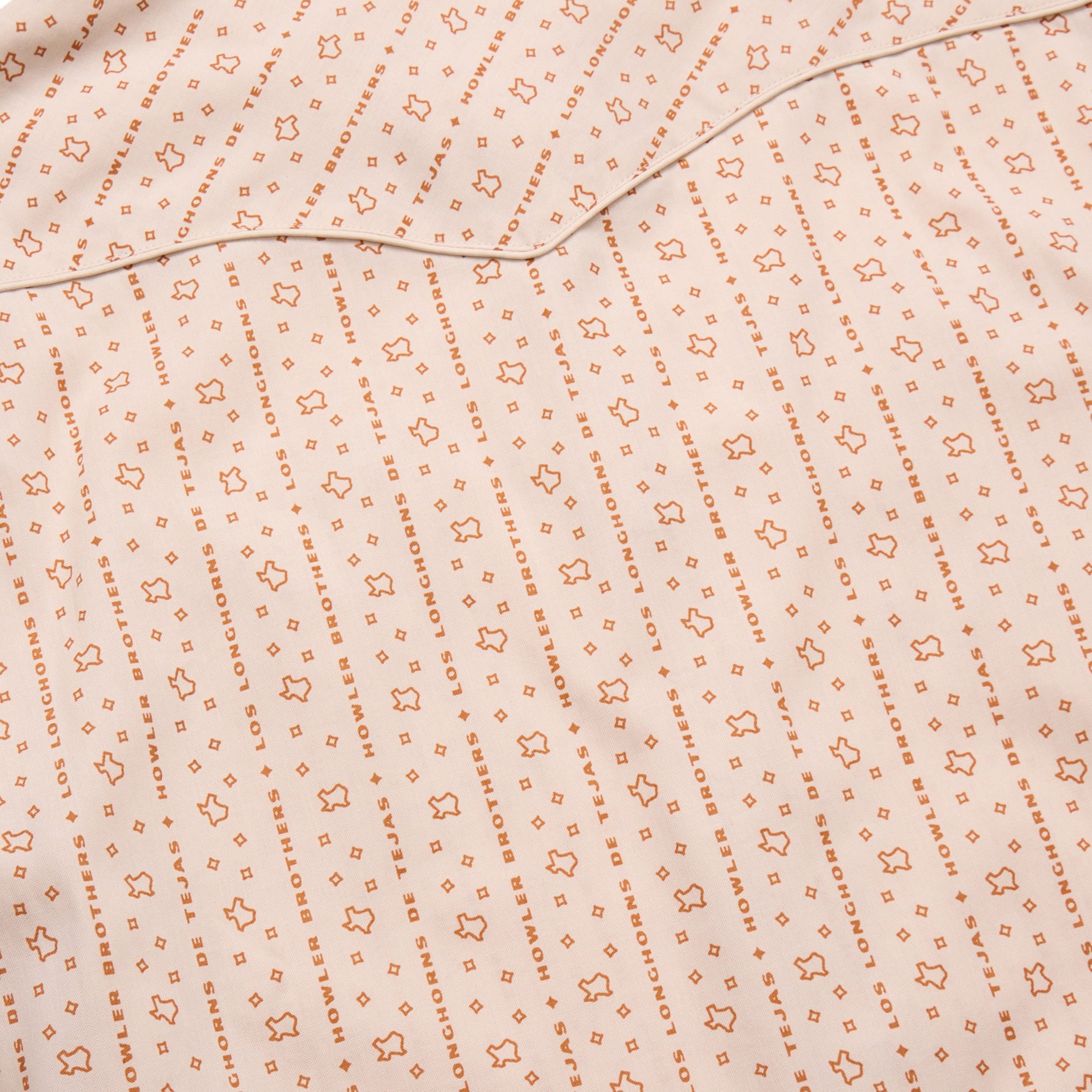 Howler Bros Los Longhorns De Tejas Stripe H-Bar B Short Sleeve Snapshirt