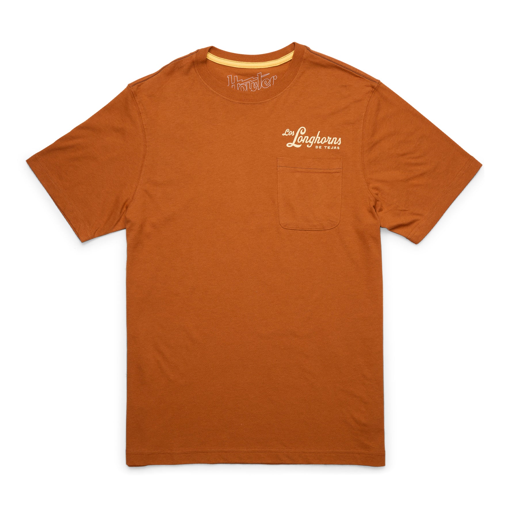 Howler Bros Los Longhorns De Tejas Los Bevo Buckle Front and Back Tee