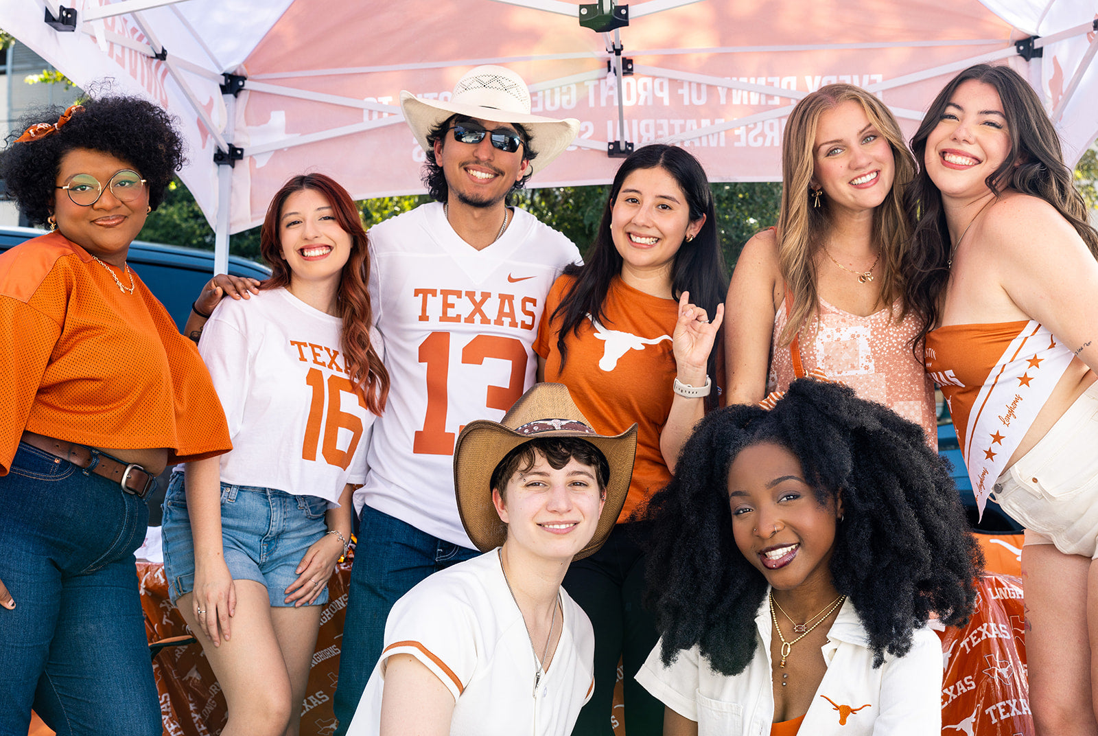 Tailgating in longhorn gear