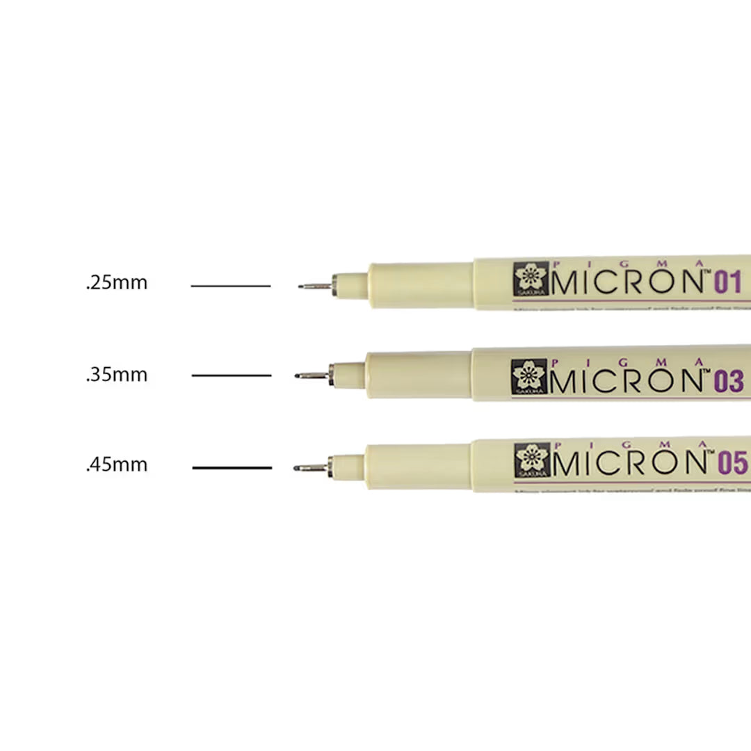 Micron Pigma 3Pk