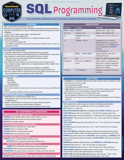 SQL PROGRAMMING
