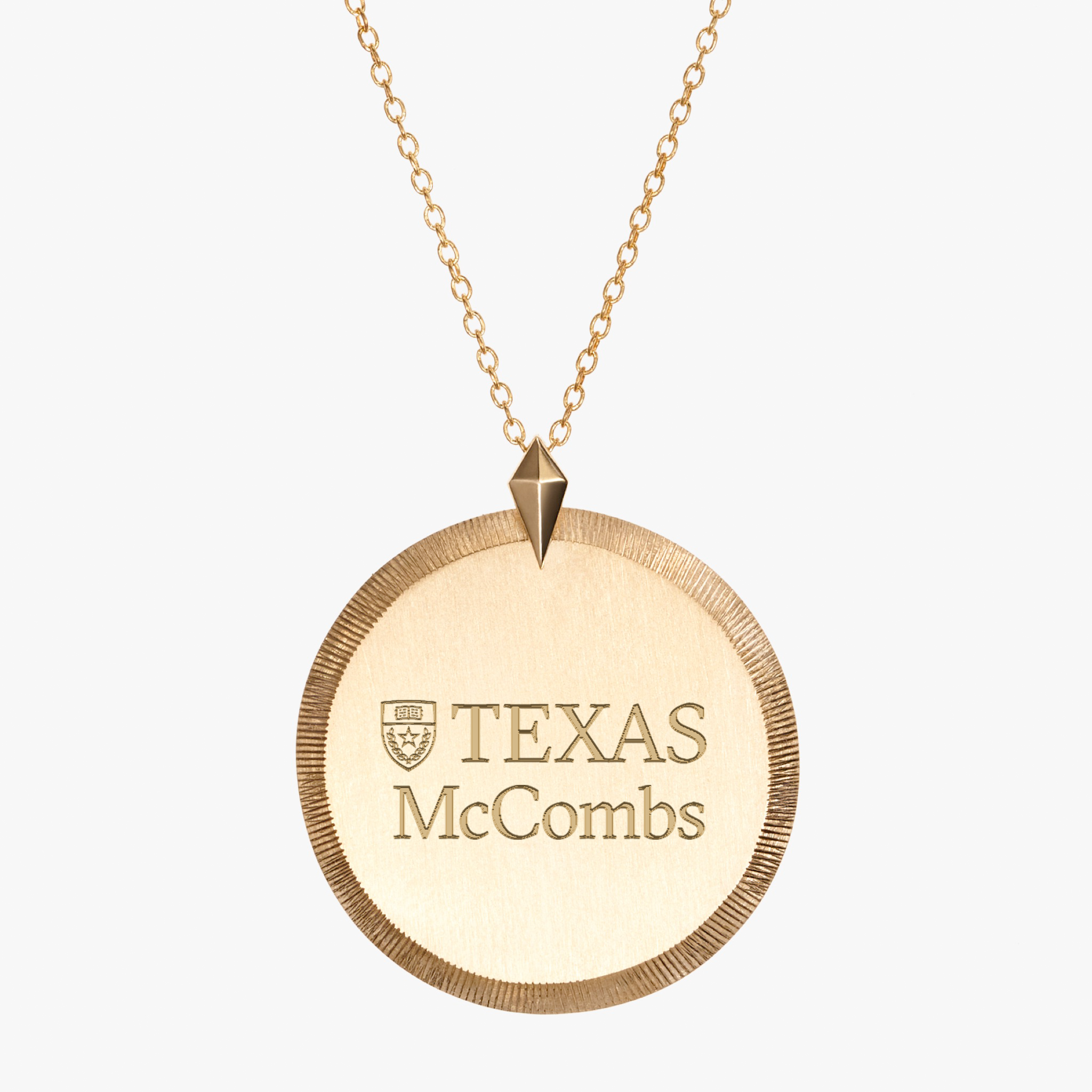 University of Texas McCombs Florentine Pendant Regular