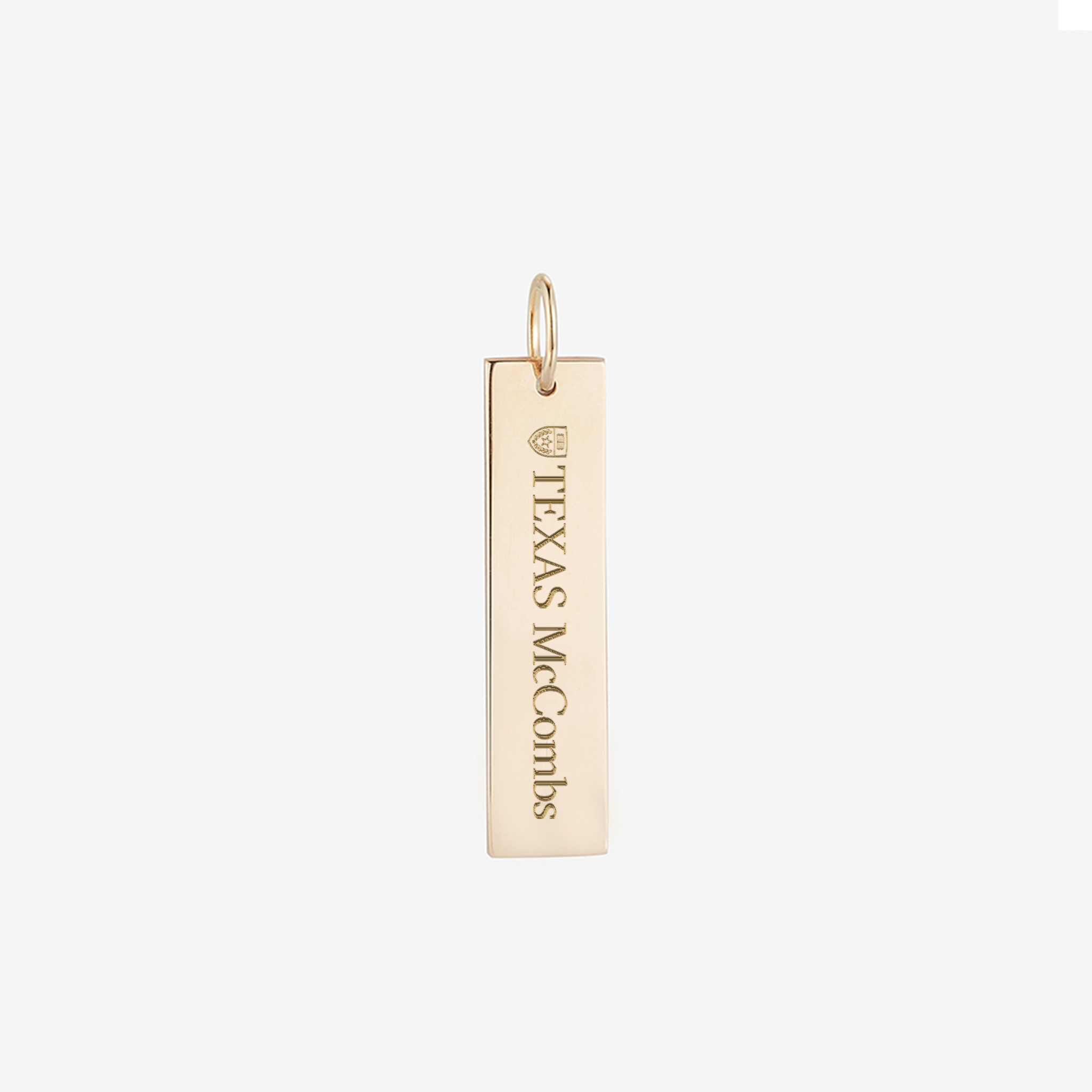 University of Texas McCombs Kyle Cavan Vertical Bar Charm