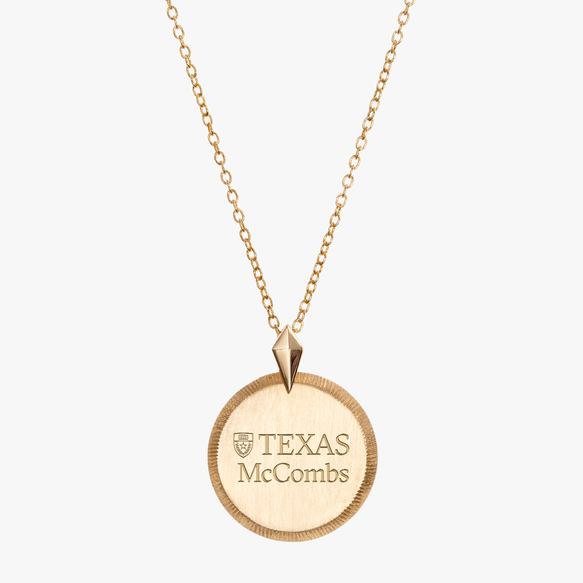 University of Texas McCombs Florentine Pendant Petite