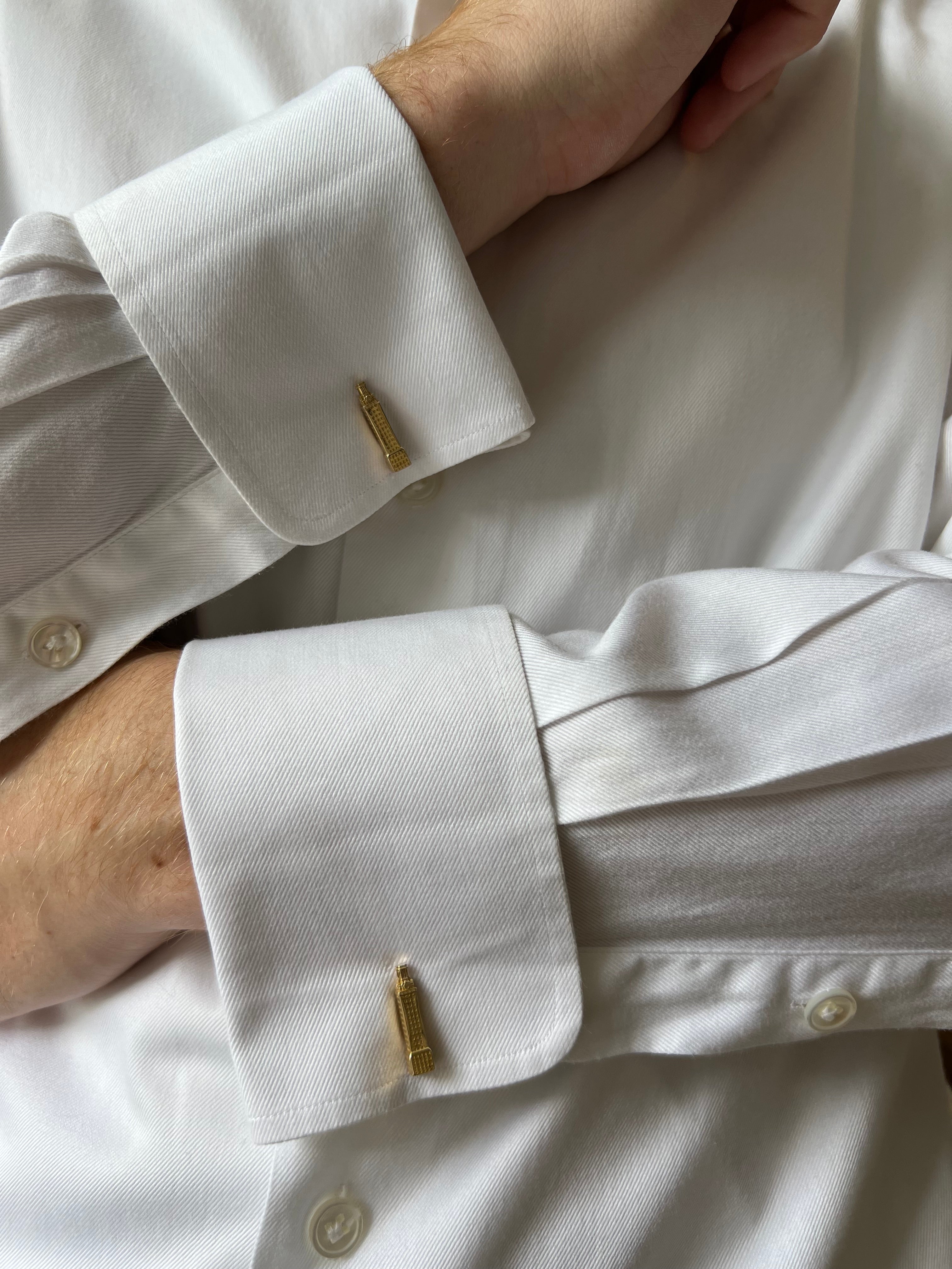 UT Tower Cavan Gold Cufflinks