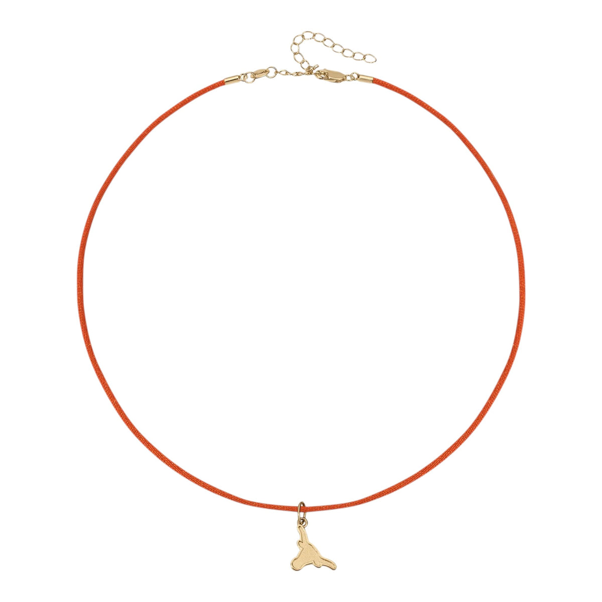 Kyle Cavan Burnt Orange Silk Cord Longhorn Charm Bundle
