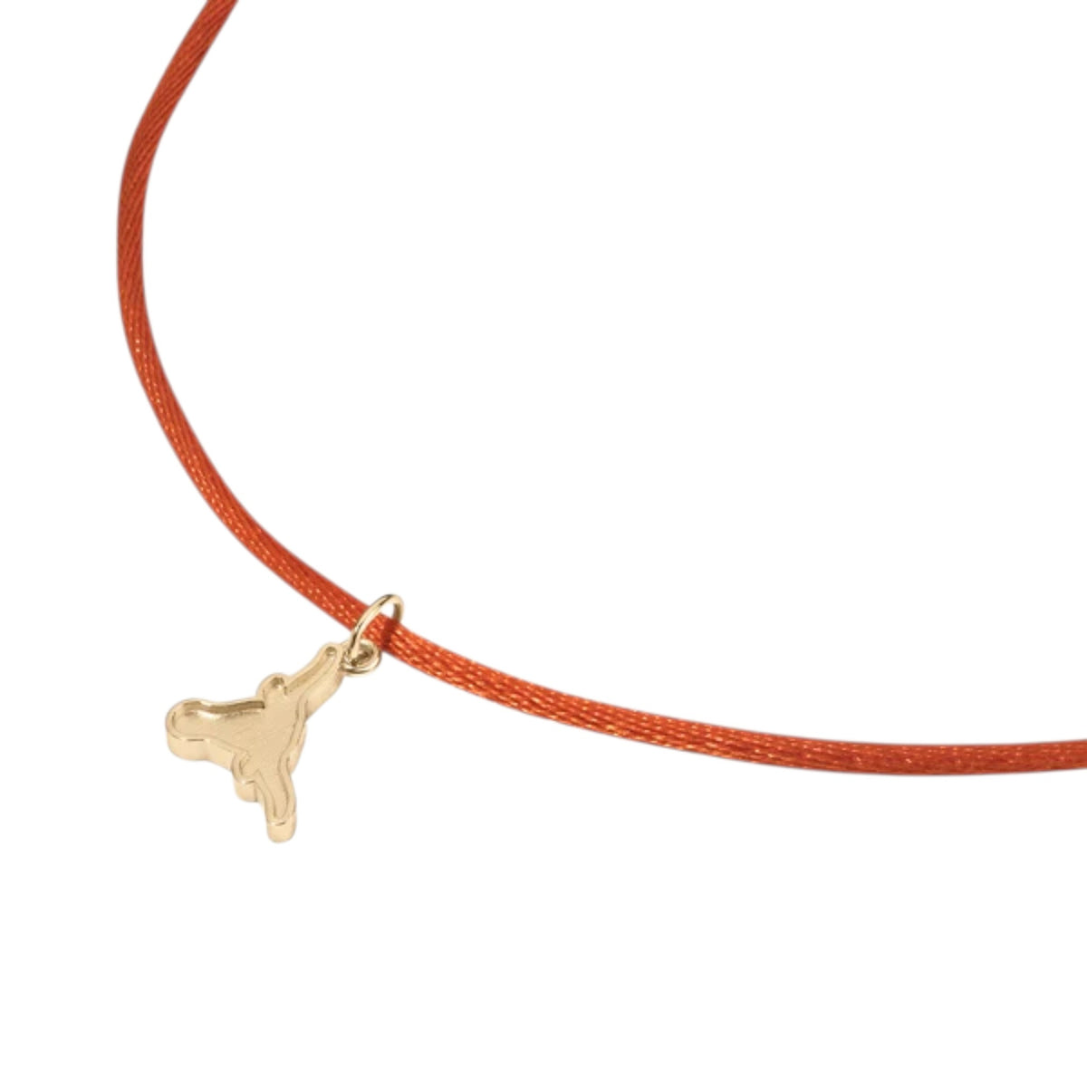 Kyle Cavan Burnt Orange Silk Cord Longhorn Charm Bundle