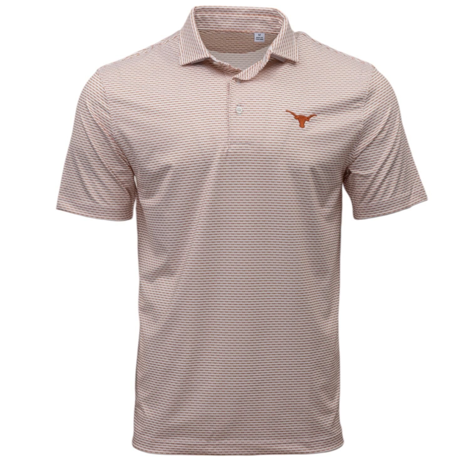 Forty Acres Texas Longhorns Alternating Stripe Polo