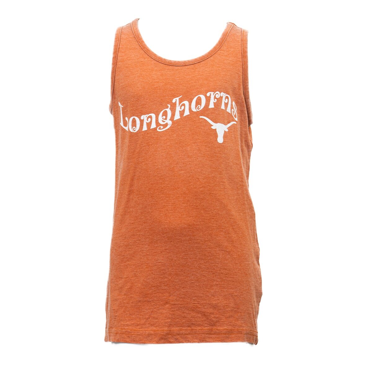 Youth Texas Longhorns Burn Out Tank Top