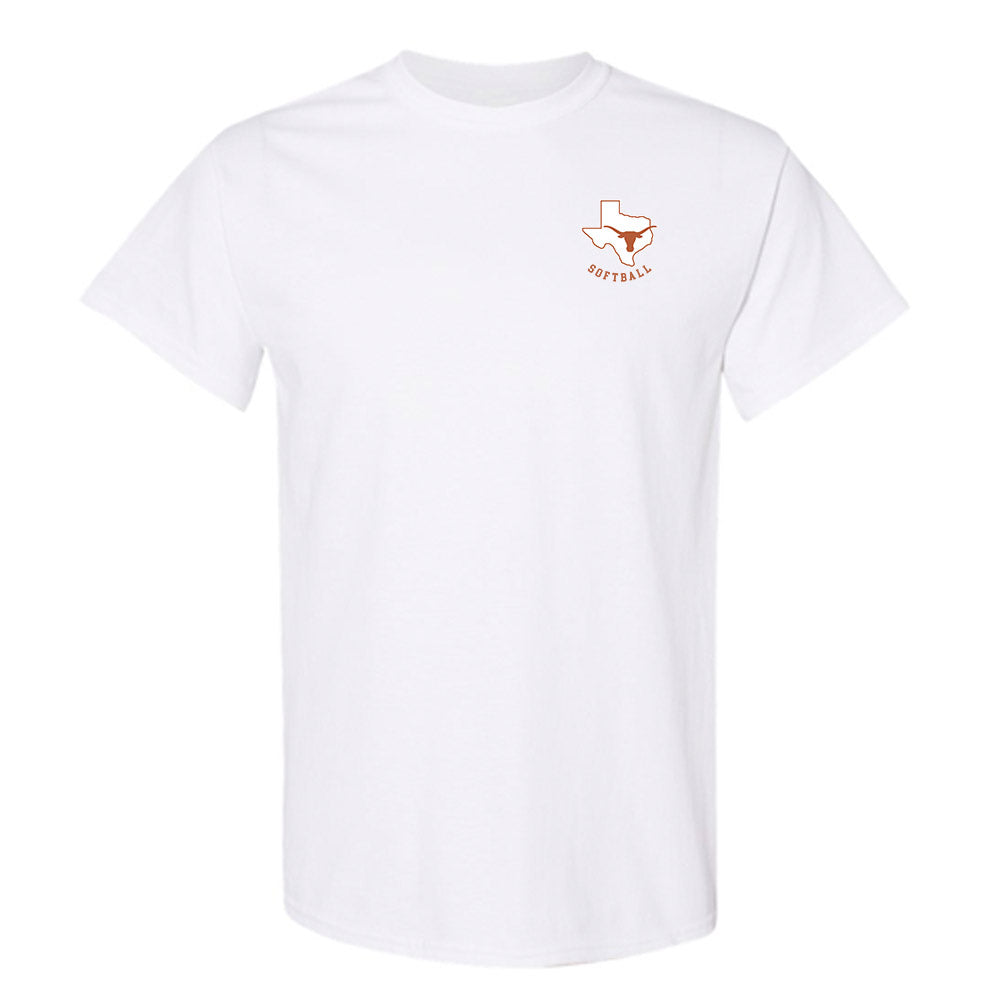 Texas Longhorns NCAA Softball Team Collage T-Shirt