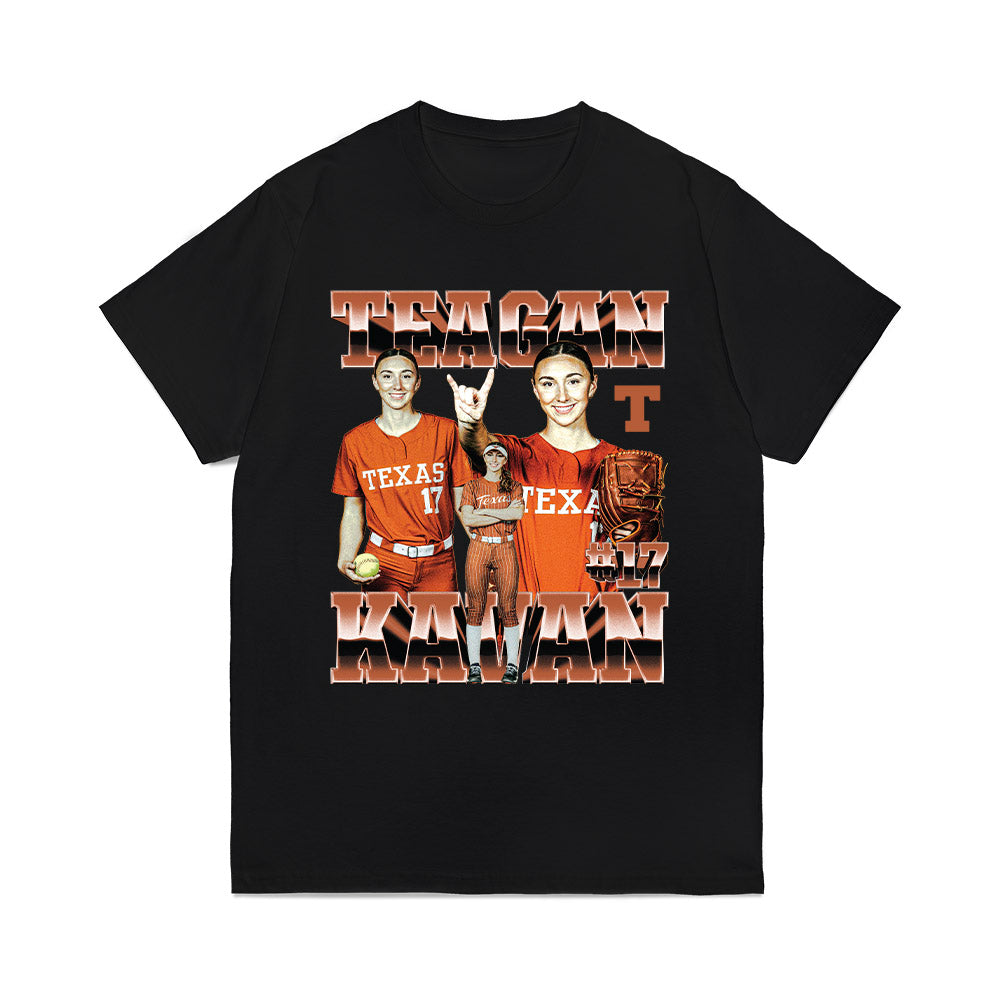 Texas Longhorns NCAA Softball Teagan Kavan Collage Comfort Colors T-Shirt