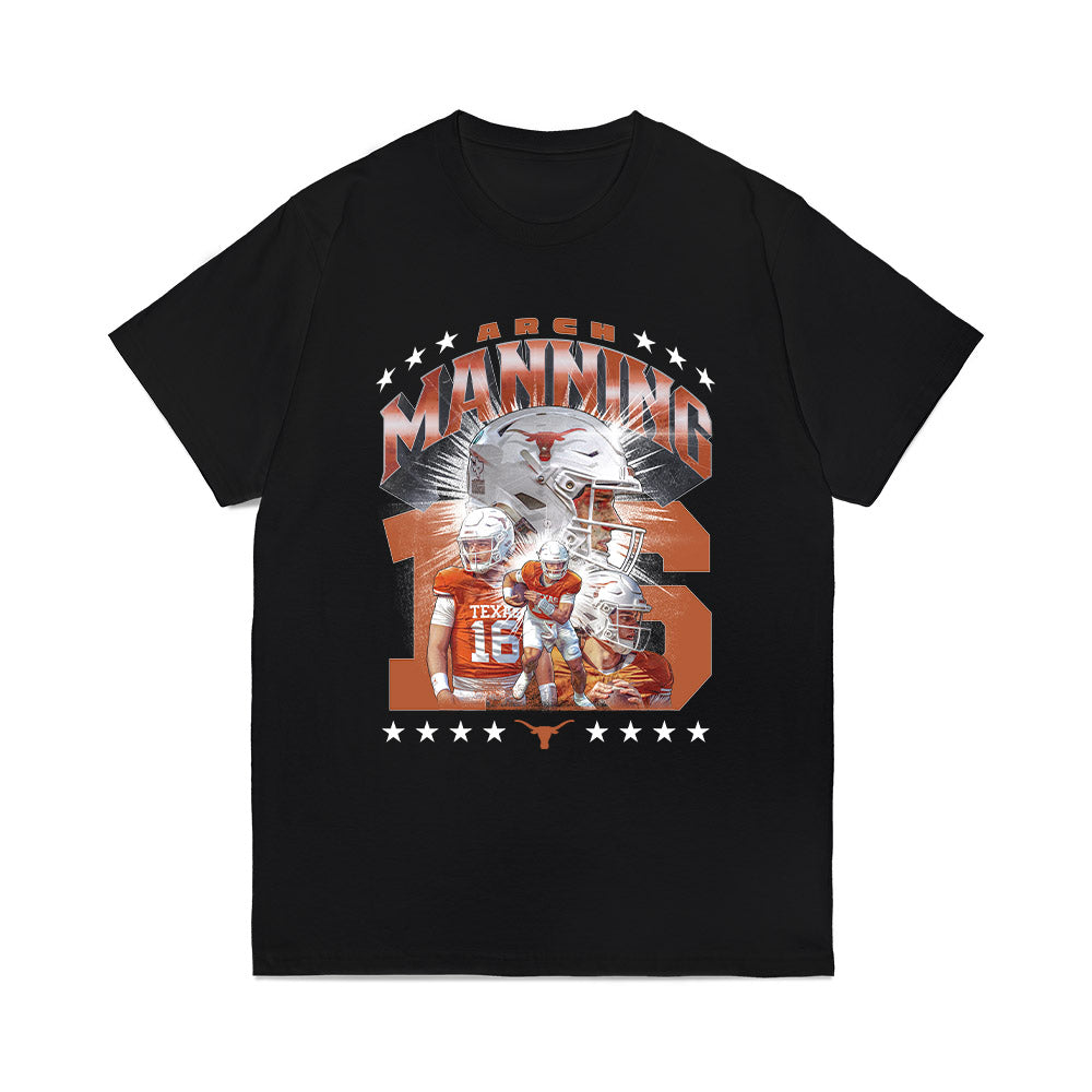 Texas Longhorns NCAA Football Arch Manning Collage Comfort Colors T-Shirt