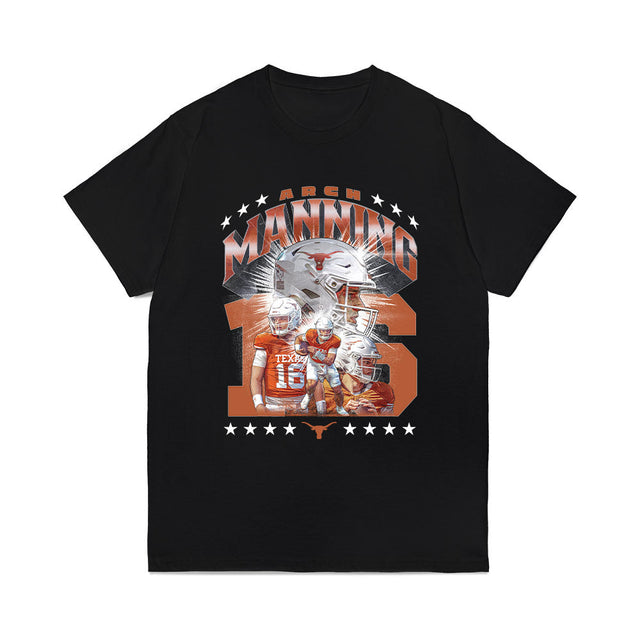 Texas Longhorns NCAA Football Arch Manning Collage Comfort Colors T-Shirt