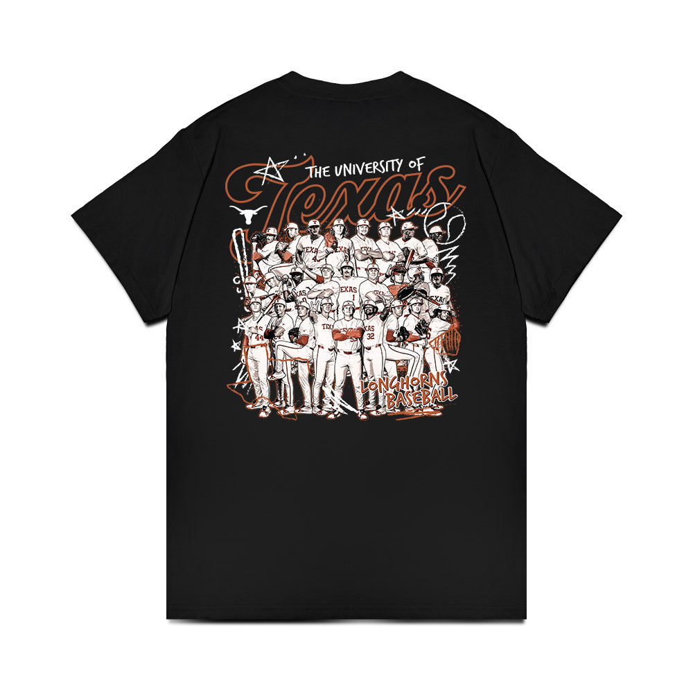 Texas Longhorns NCAA Baseball Team Collage Comfort Colors T-Shirt