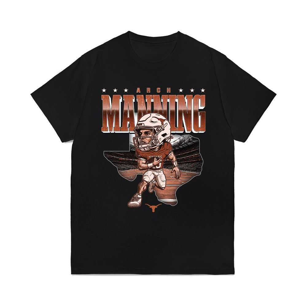 Texas Longhorns NCAA Football Arch Manning Bobble Head Comfort Colors T-Shirt