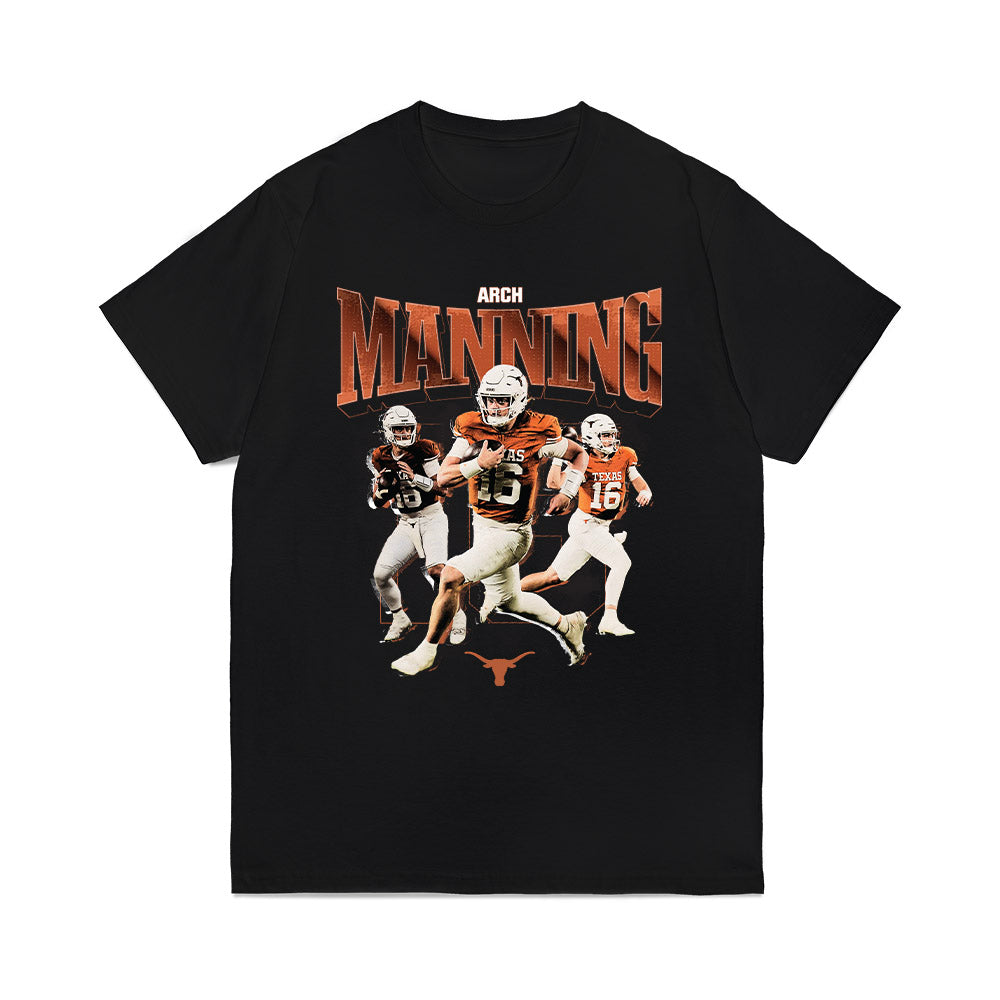 Texas Longhorns NCAA Football Arch Manning Collage Comfort Colors T-Shirt