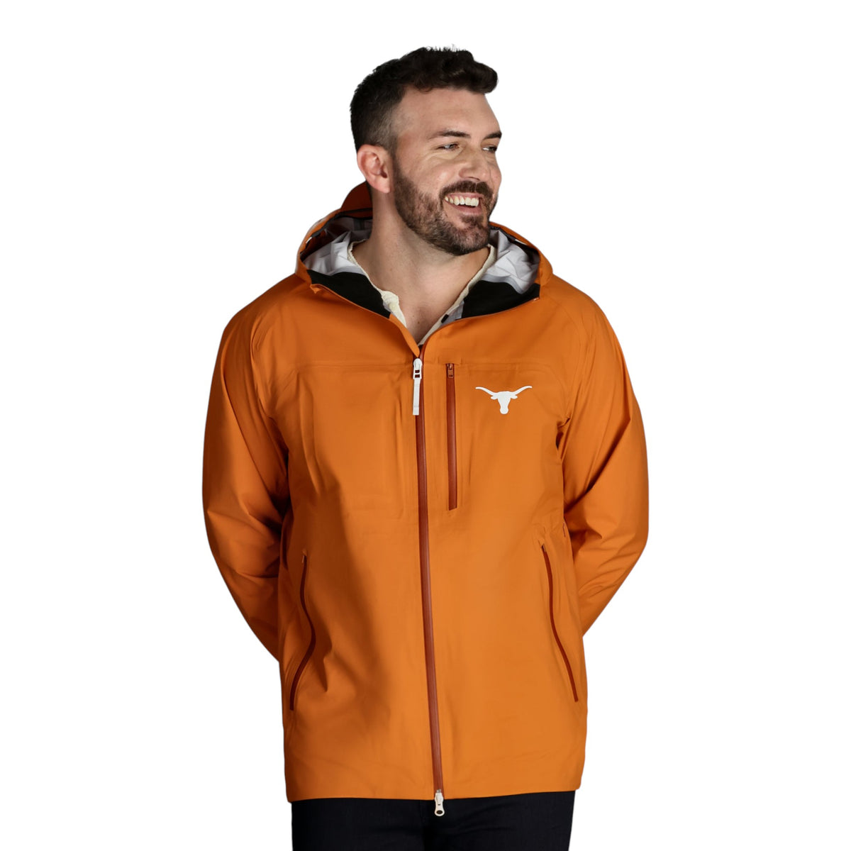 Texas Longhorns Burnt Orange Dry One Waterproof Coat